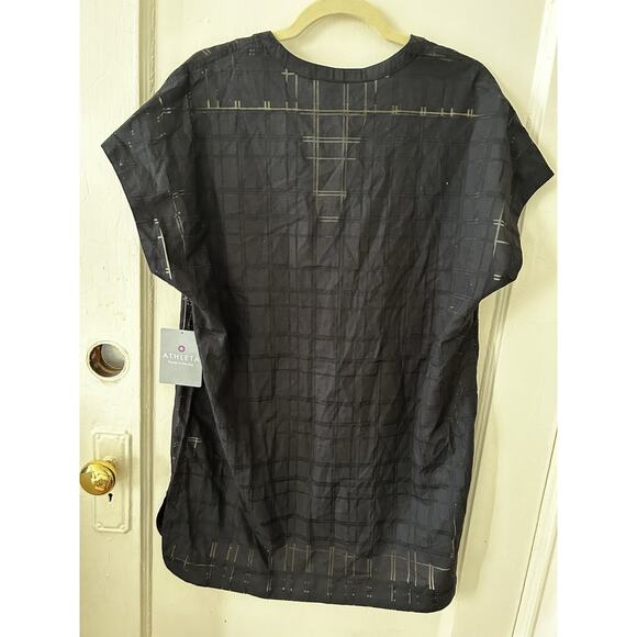 Athleta Black Semi Sheer Tunic Top NWT | M - Picture 4 of 4